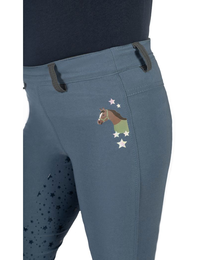 Reitleggings -Pony Dream II- Silikon-Vollbesatz - foto 4