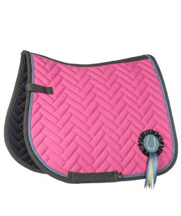 Sottosella inglese per pony modello Nele con decoro coccarda staccabile