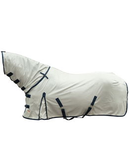Coperta antimosche impermeabile con collo staccabile per cavalli 