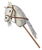 Cavallino giocattolo Hobby Horse HKM con testa peluche e bastone