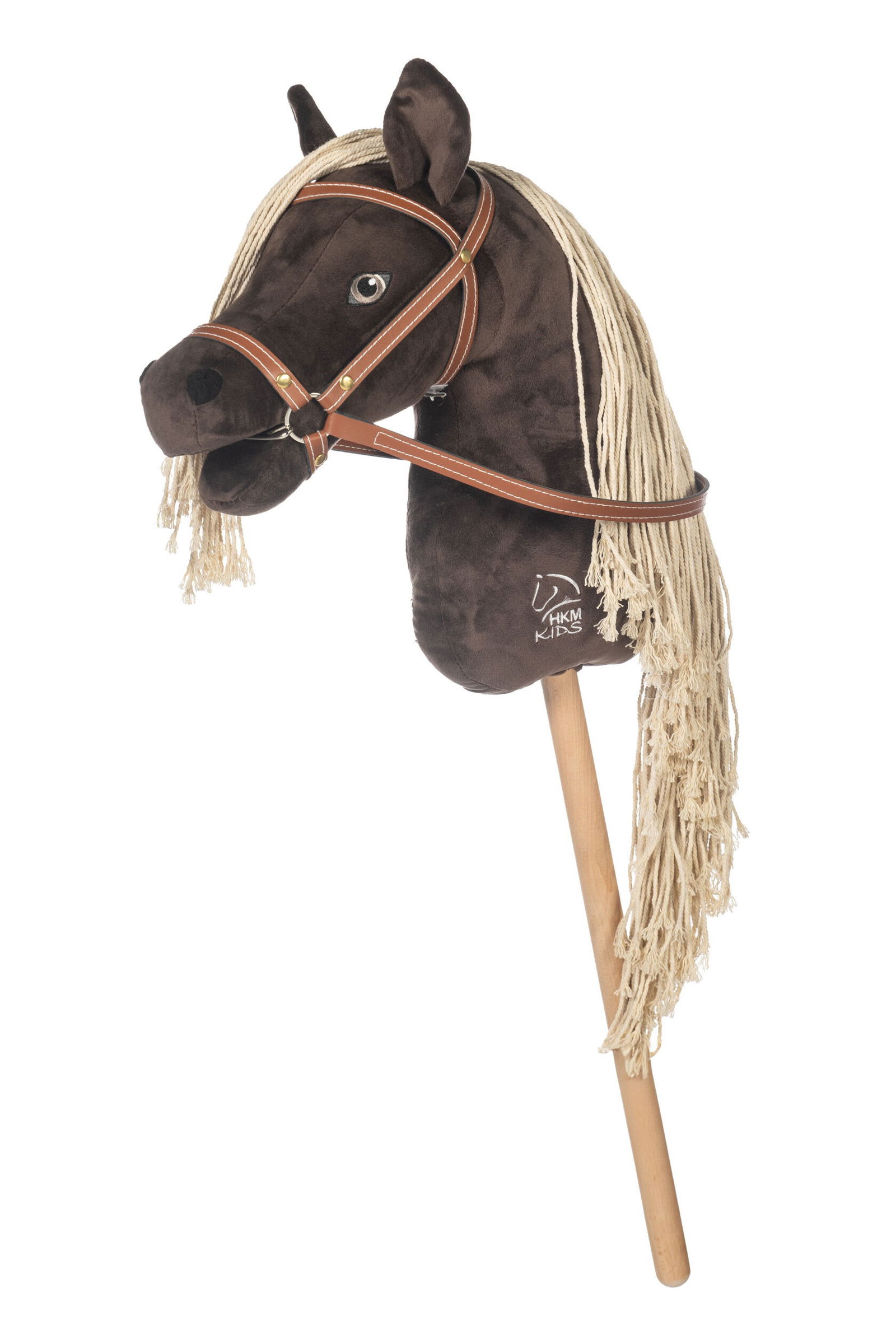 Cavallino giocattolo Hobby Horse HKM con testa peluche e bastone - foto 1