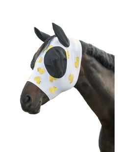 Maschera per cavalli antimosche modello Duck elasticizzata con protezione uv