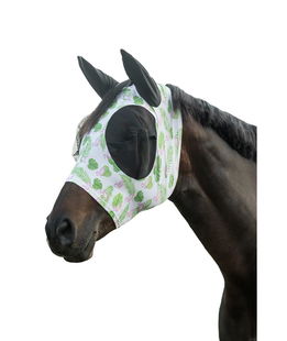 Maschera antimosche per cavalli elasticizzata linea flamingo con protezione UV