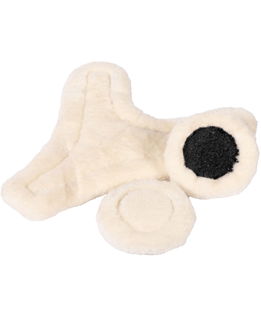 Set 3 imbottiture in agnello sintetico per pettorale inglese HKM13622