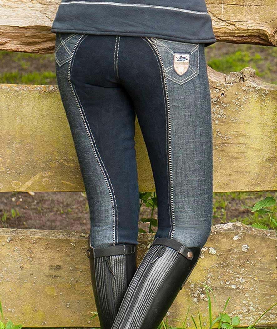 Pantaloni jeans da equitazione bambina modello Miss Blink - foto 3