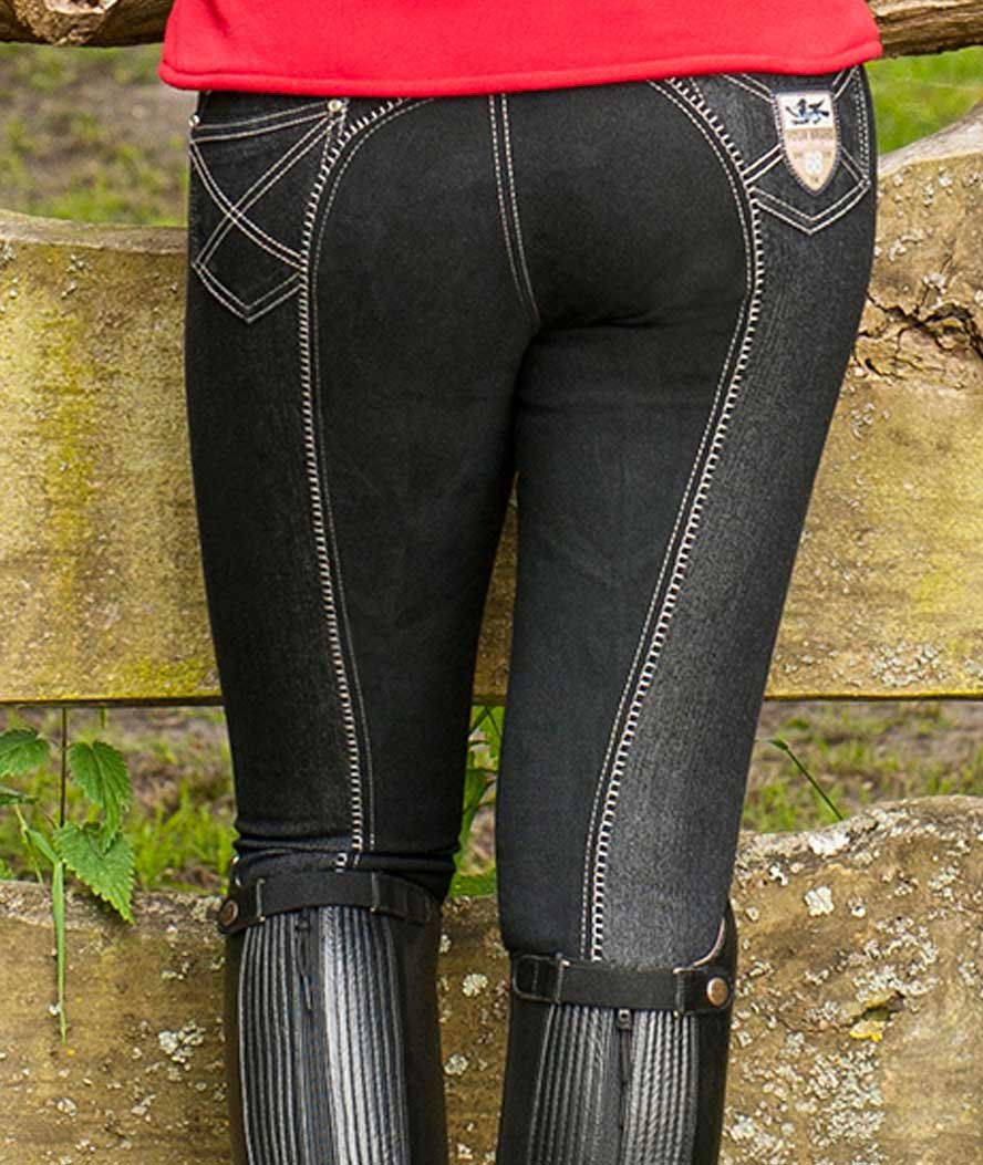 Pantaloni jeans da equitazione bambina modello Miss Blink - foto 5