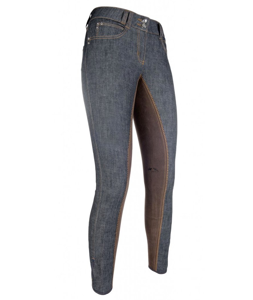 Pantaloni jeans da equitazione bambina modello Miss Blink - foto 7