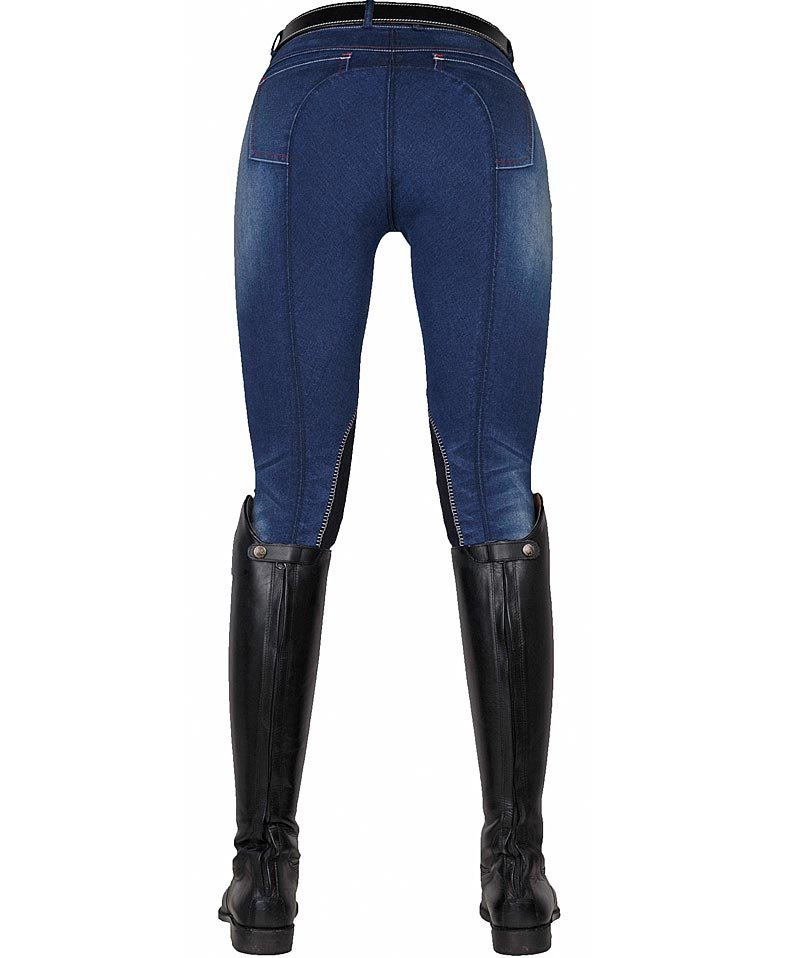 Jeans equitazione donna in materiale stretch modello Summer Denim - foto 1