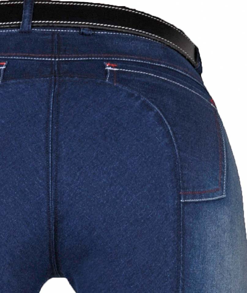 Pantaloni da equitazione bambino modello Summer Denim - foto 3
