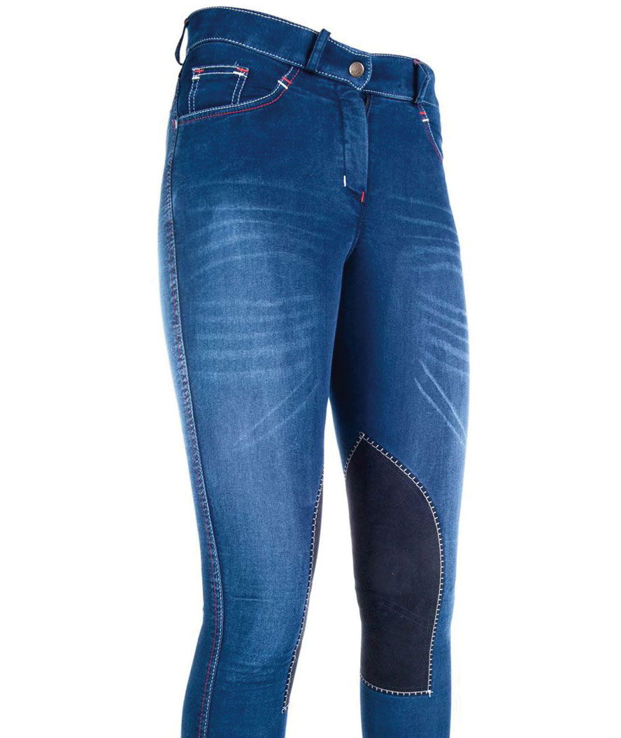 PROMOZIONE Pantaloni da equitazione da donna modello Summer Denim - foto 9