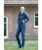 Jeans Jodhpur bambino con rinforzo in similpelle scamosciata modello Summer Denim - foto 6