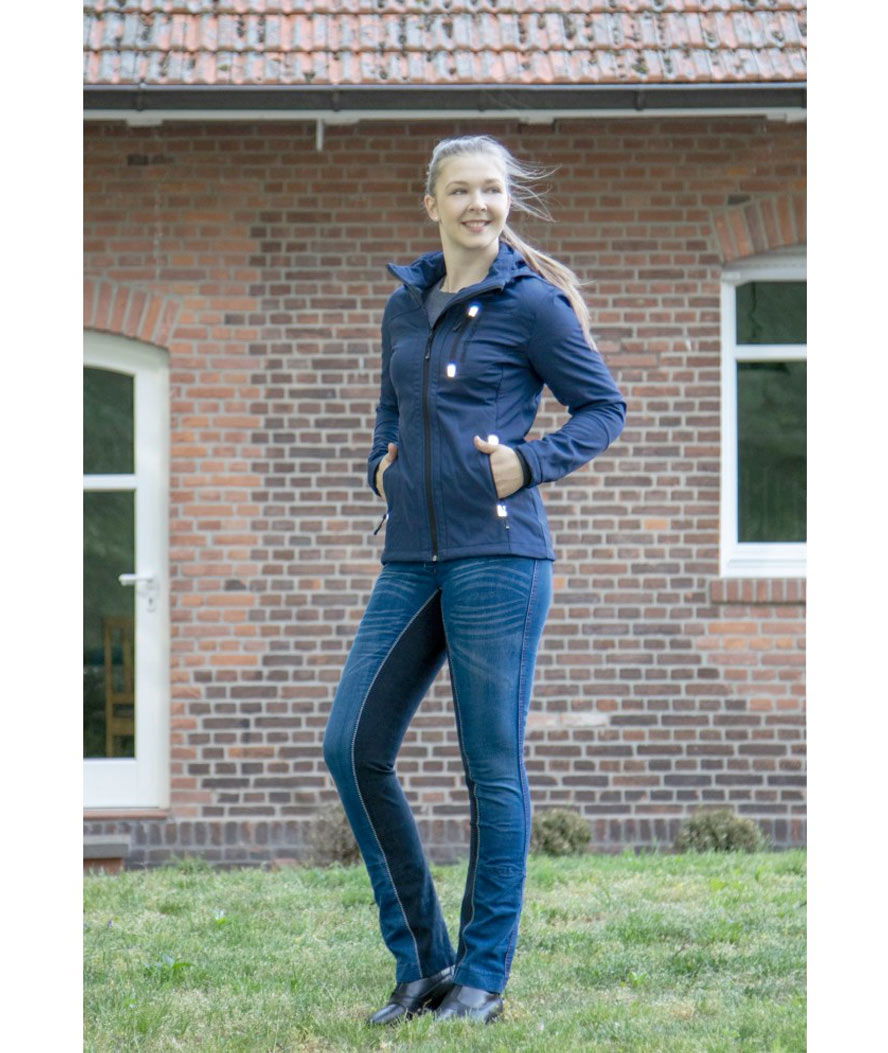 Jeans Jodhpur bambino con rinforzo in similpelle scamosciata modello Summer Denim - foto 6