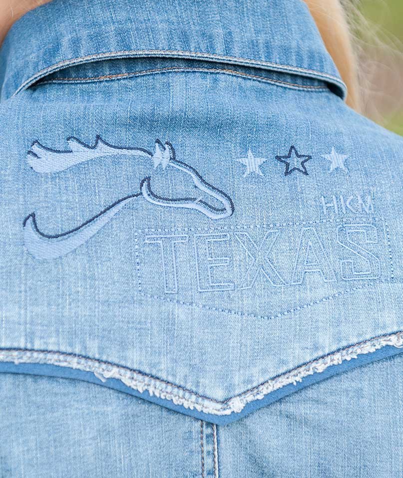 Camicia equitazione di jeans da donna modello Denver - foto 1