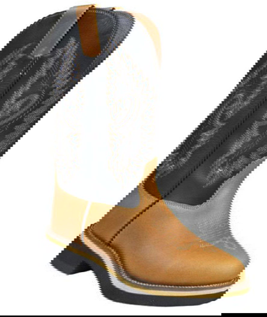 Stivale western in cuoio con fodera in pelle modello Softy cow