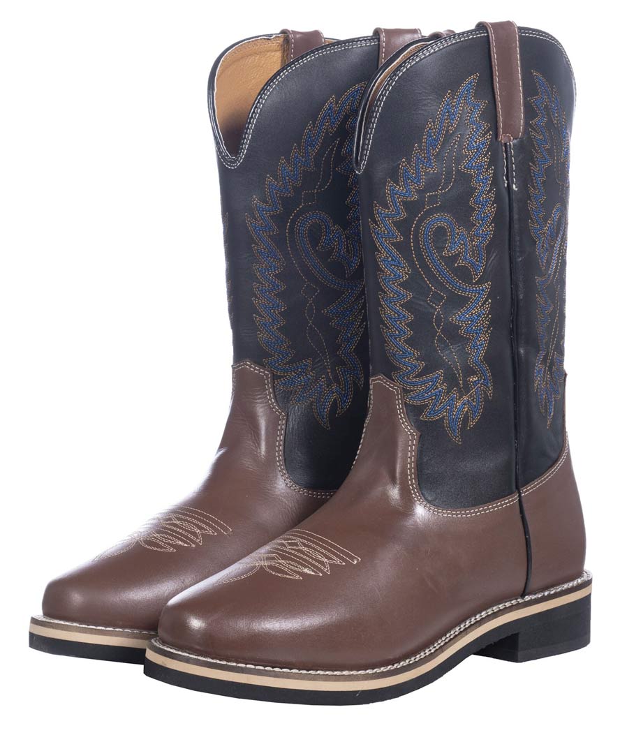 Stivale western in cuoio con fodera in pelle modello Softy cow - foto 1