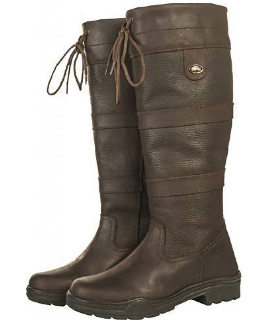 Stivali invernali da equitazione in cuoio grasso per adulti modello fashion Belmond Winter Membran