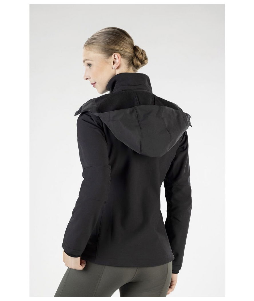 Giacca equitazione donna in tessuto tecnico Softshell modello Sport con tasche e fodera in pile - foto 2