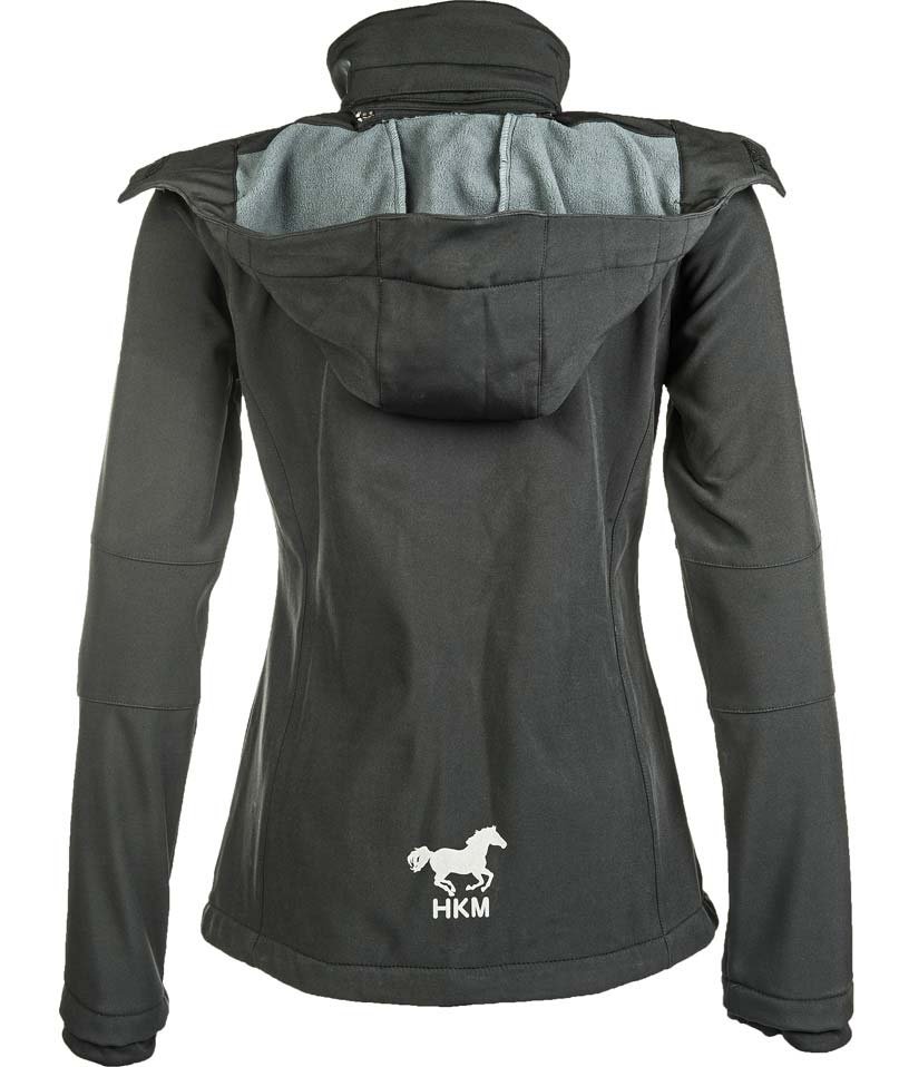 Giacca equitazione donna in tessuto tecnico Softshell modello Sport con tasche e fodera in pile - foto 3