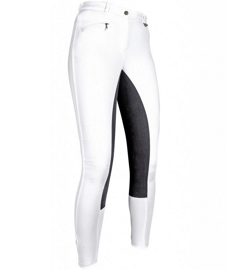 Pantaloni estivi per equitazione donna rinforzo modello Basic Belmtex Grip - foto 2
