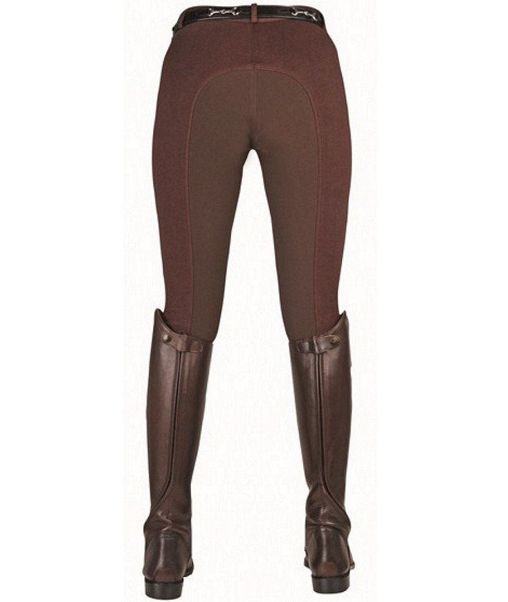 Pantaloni estivi per equitazione donna rinforzo modello Basic Belmtex Grip - foto 3