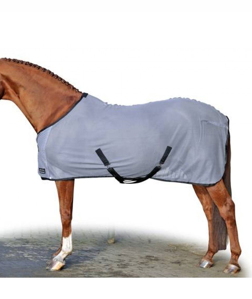Coperta in rete antimosche con chiusure frontali regolabili modello Santos