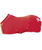 PROMOZIONE Coperta in pile con collo e apertura sul davanti ROSSO 135 CM