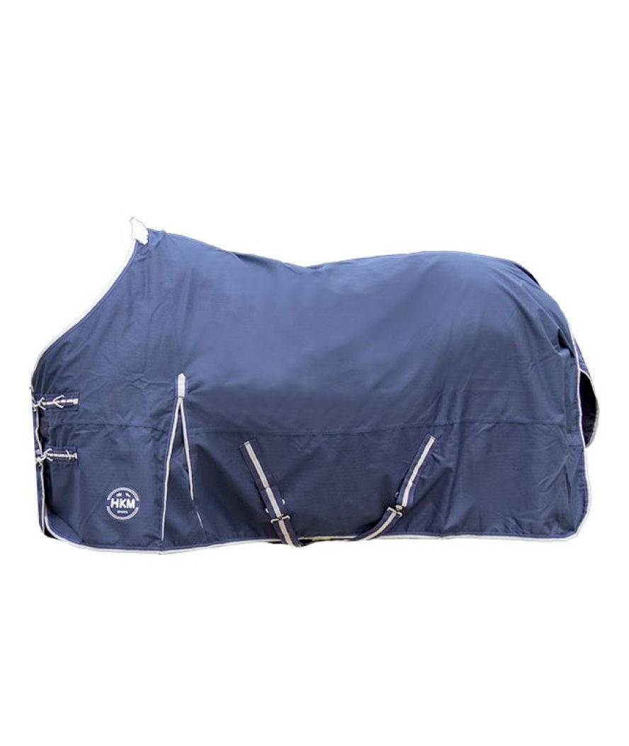Coperta da paddock impermeabile con collo in tessuto esterno 600 denari sporcorepellente e resistente modello Eco Light Summer