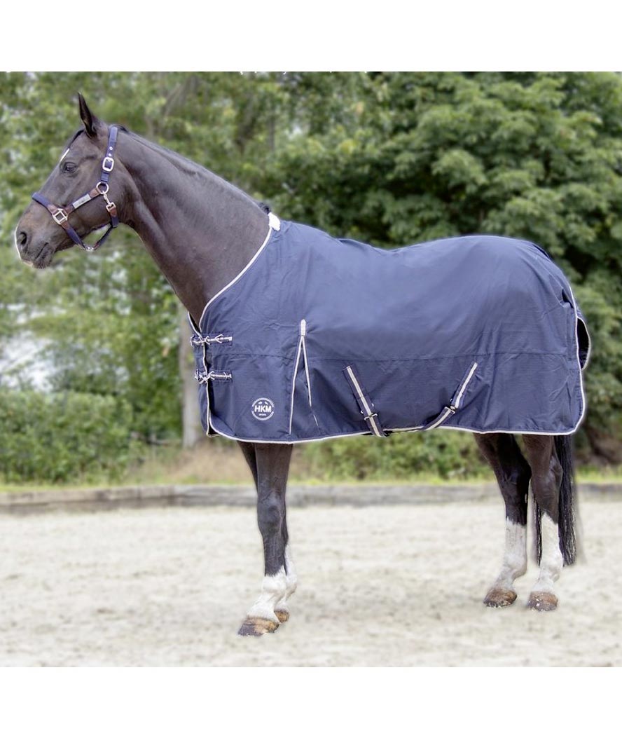Coperta da paddock impermeabile con collo in tessuto esterno 600 denari sporcorepellente e resistente modello Eco Light Summer - foto 5