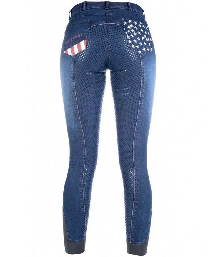 Jeans Stars & Stripes estivi da donna per equitazione - foto 1