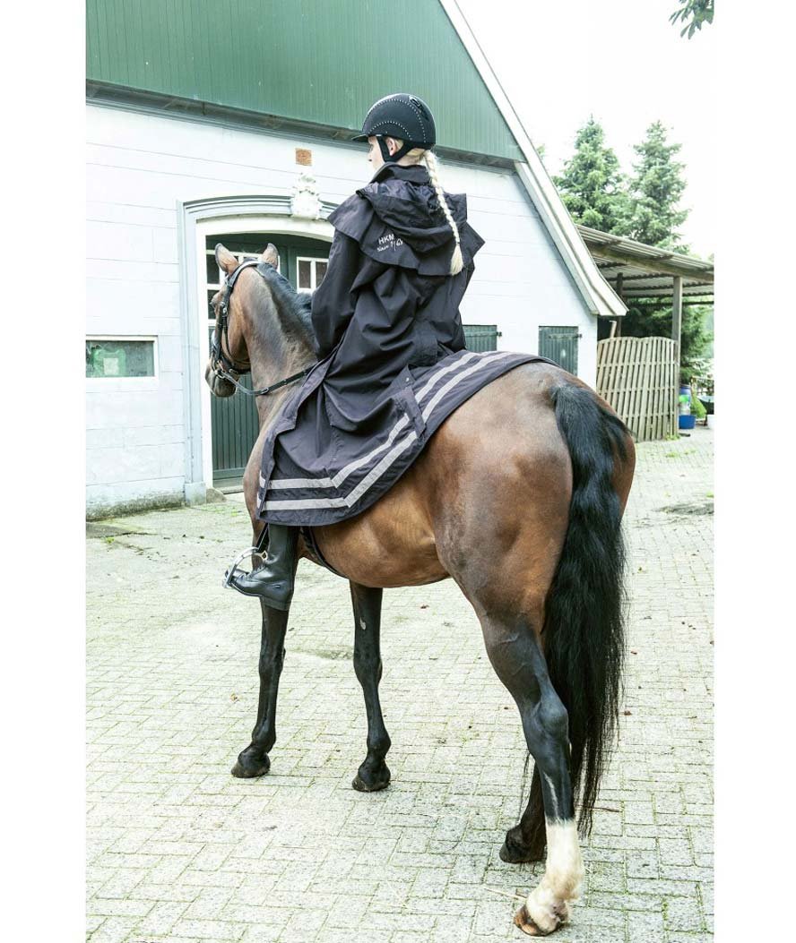 Impermeabile da equitazione per donna con fasce catarifrangenti modello Seattle - foto 2