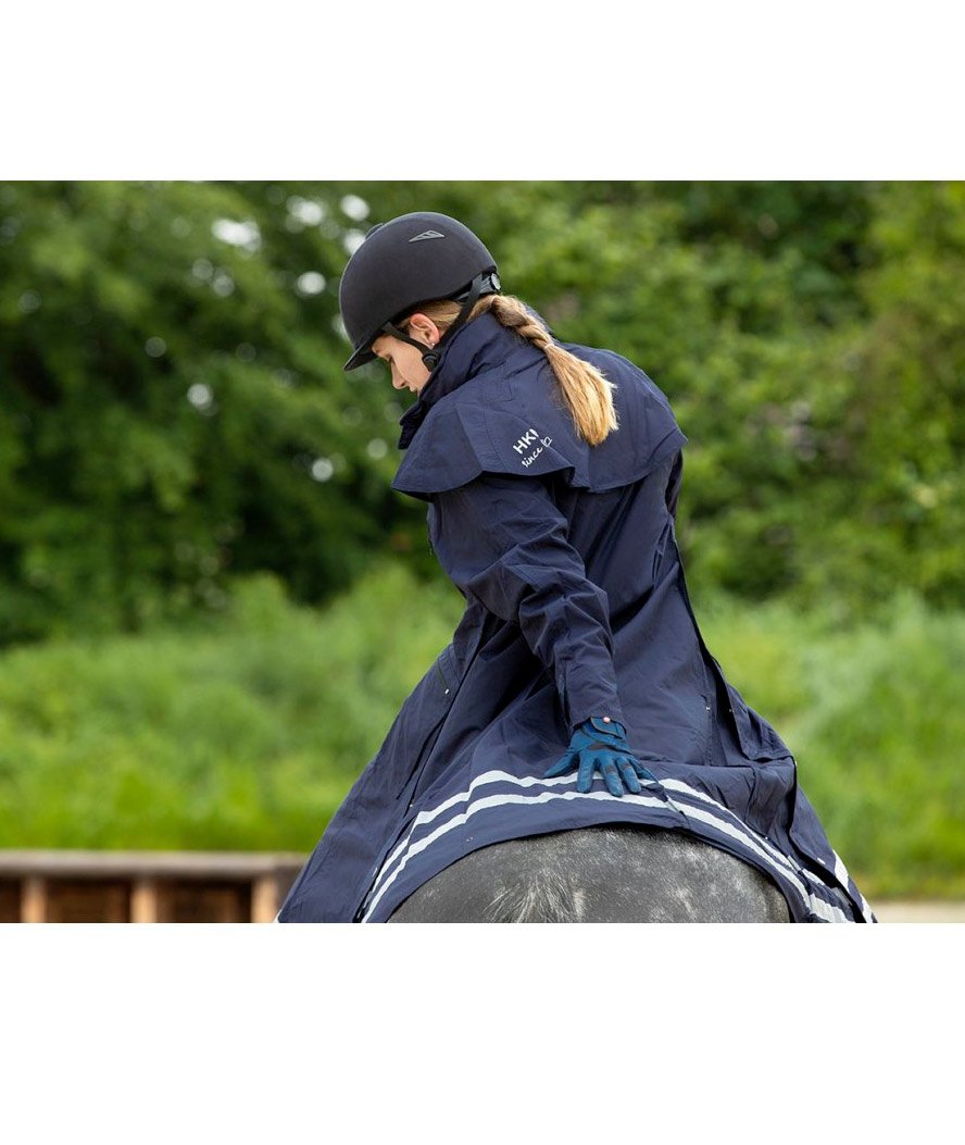 Impermeabile da equitazione per donna con fasce catarifrangenti modello Seattle - foto 3
