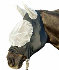 Maschera antimosche morbida ed elastica per cavalli