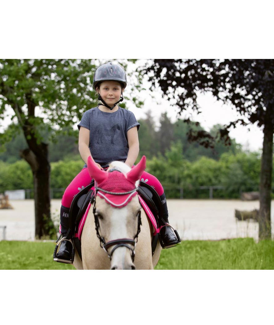 Casco equitazione per bambina con rotella regolabile omologato VG1 modello Champ - foto 2