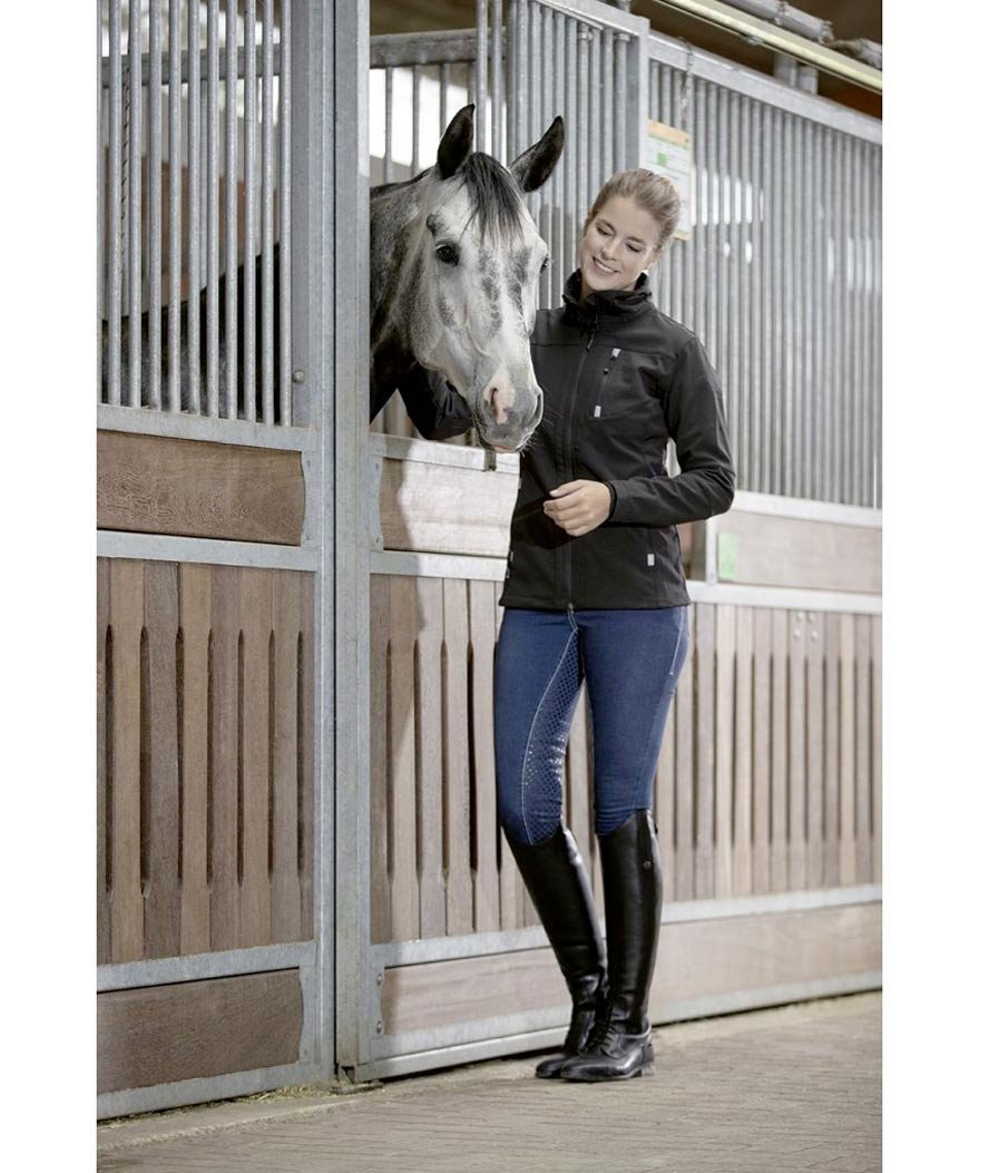 Jeans estivi da equitazione donna con grip totale in silicone modello Pasadena - foto 3