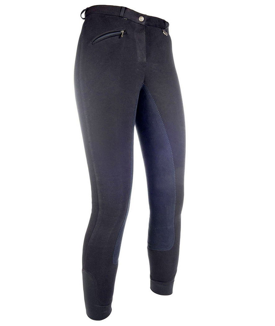 Pantaloni equitazione rinforzati al 3/4 con camoscio da Donna modello Penny