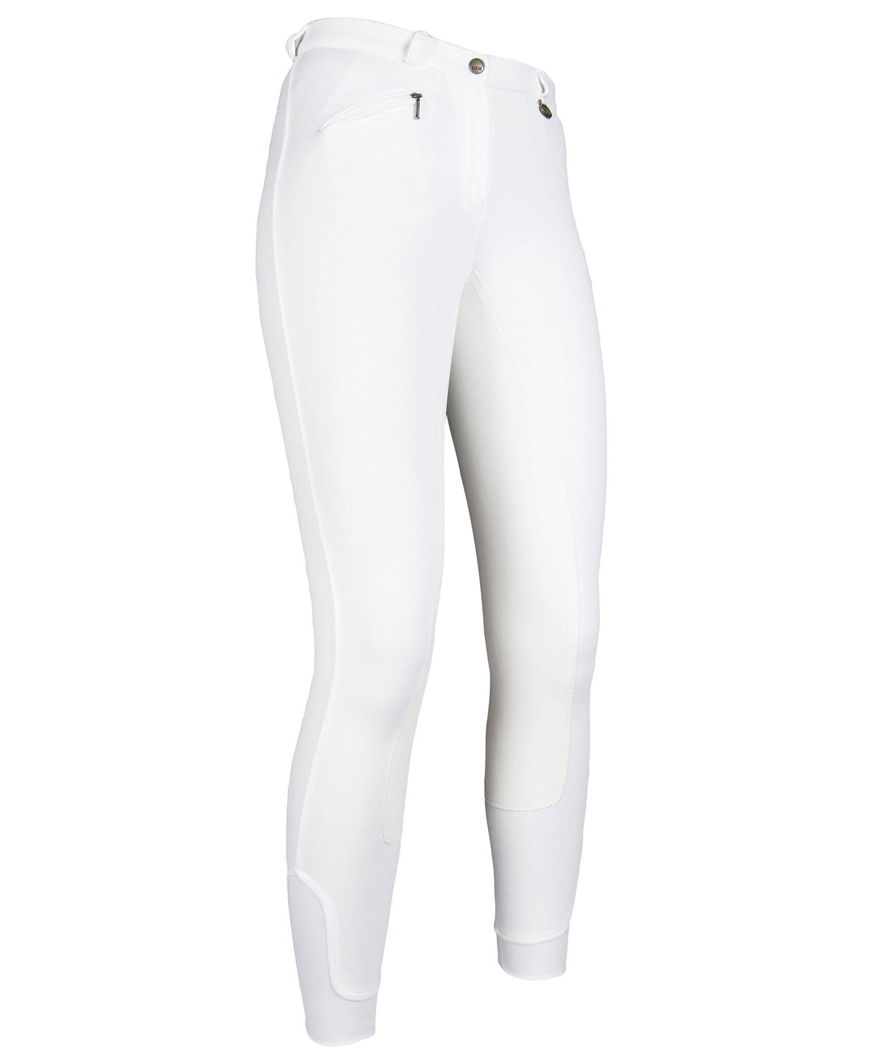 Pantaloni equitazione rinforzati al 3/4 con camoscio da Donna modello Penny - foto 2