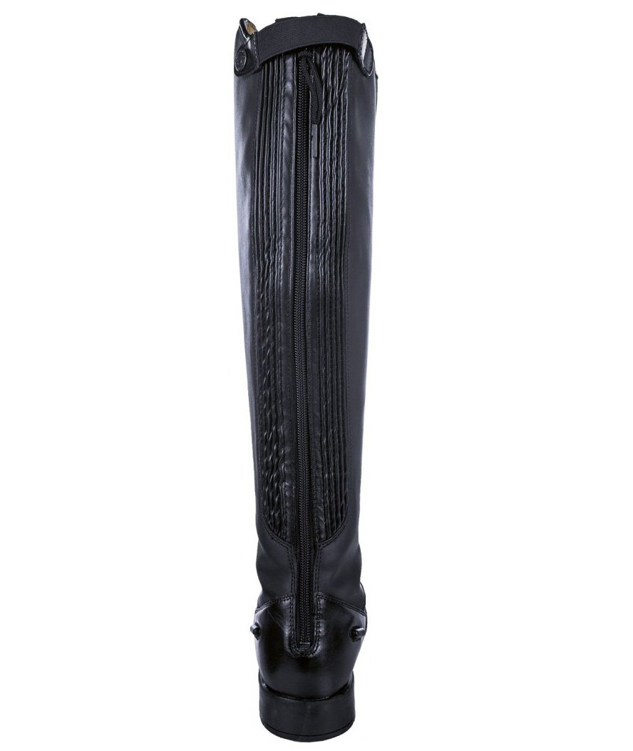 Stivali equitazione in pelle sintetica con suola in cuoio per donna e uomo modello Sevilla lungo/polpaccio stretto - foto 2