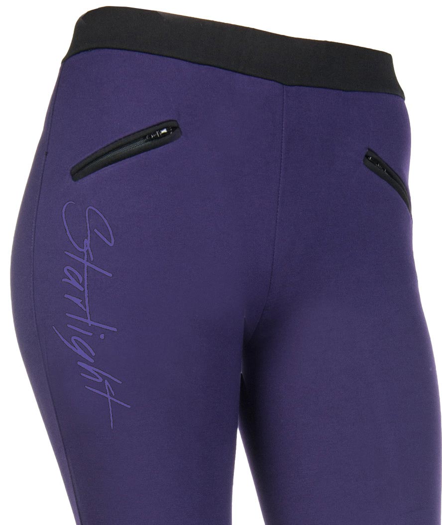 Leggings Equitazione per bambino con inserto in silicone al ginocchio modello StarLight - foto 10
