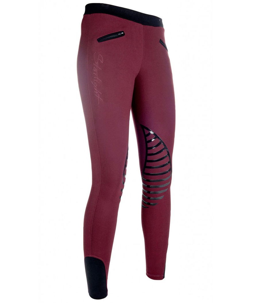 Leggings Equitazione per bambino con inserto in silicone al ginocchio modello StarLight - foto 15