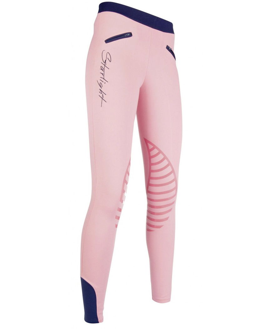 Leggings Equitazione per bambino con inserto in silicone al ginocchio modello StarLight - foto 17