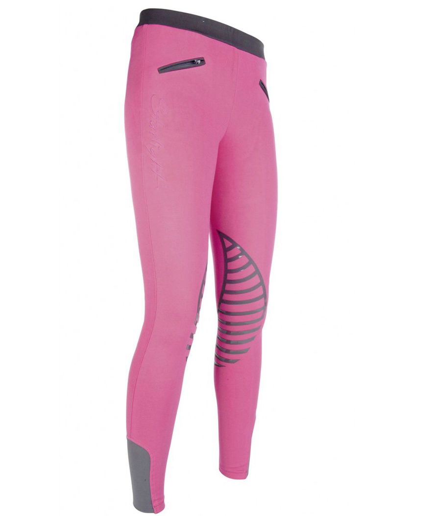 Leggings Equitazione per bambino con inserto in silicone al ginocchio modello StarLight - foto 18