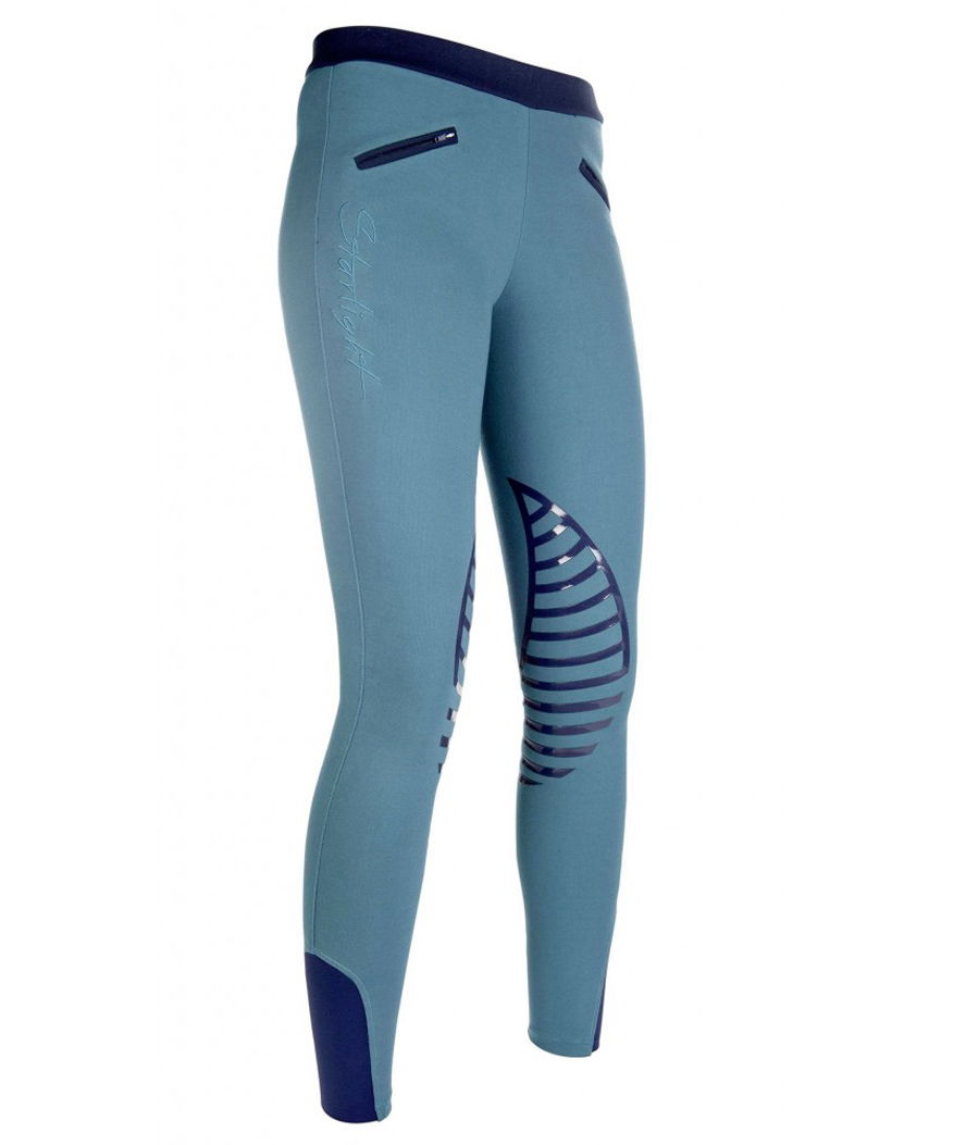 Leggings Equitazione per bambino con inserto in silicone al ginocchio modello StarLight - foto 19