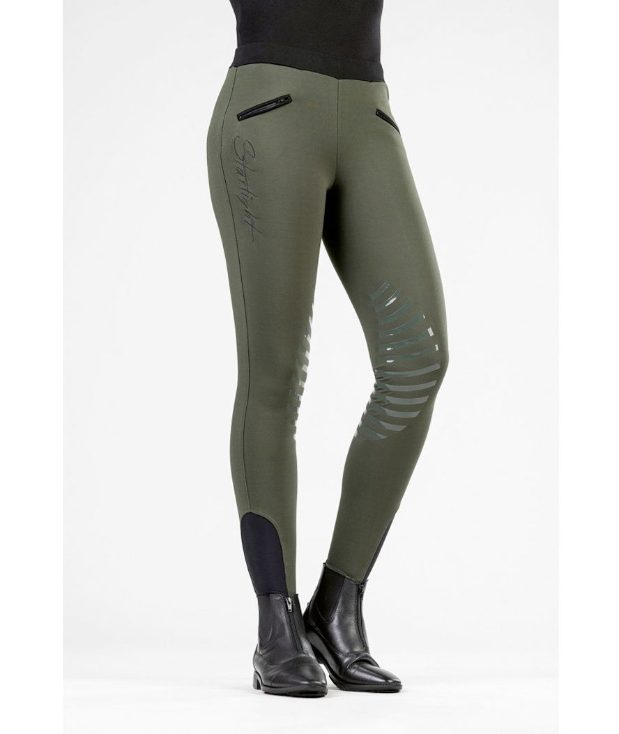 Leggings Equitazione per bambino con inserto in silicone al ginocchio modello StarLight - foto 20