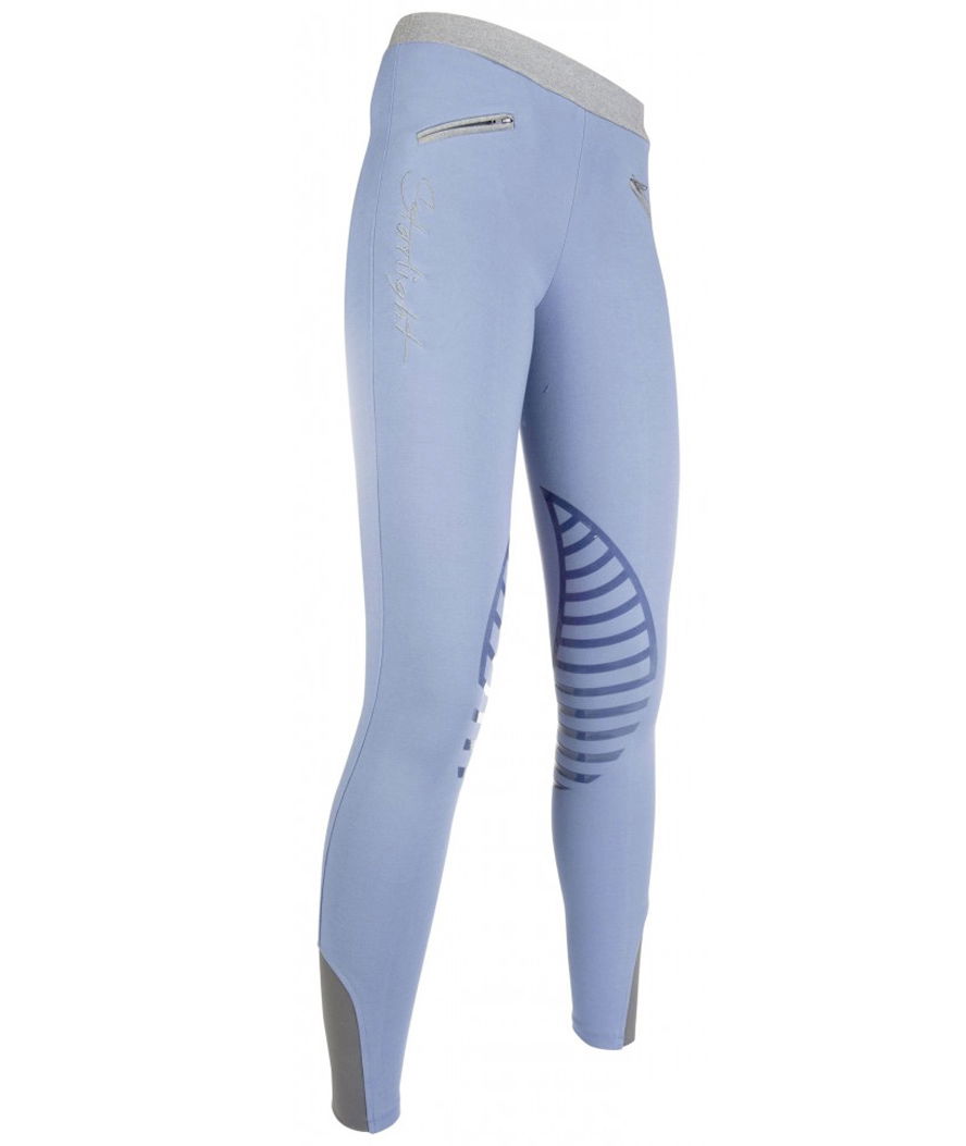 Leggings Equitazione per bambino con inserto in silicone al ginocchio modello StarLight - foto 21