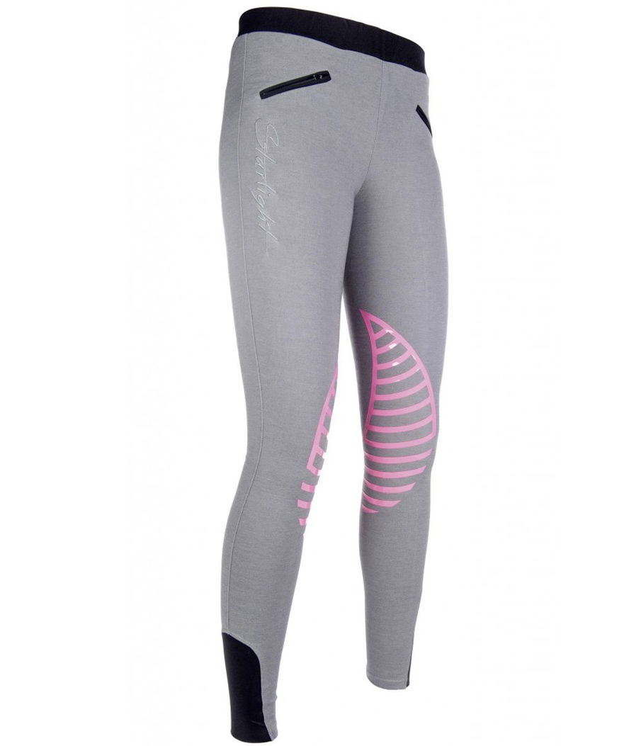Leggings Equitazione per bambino con inserto in silicone al ginocchio modello StarLight - foto 28