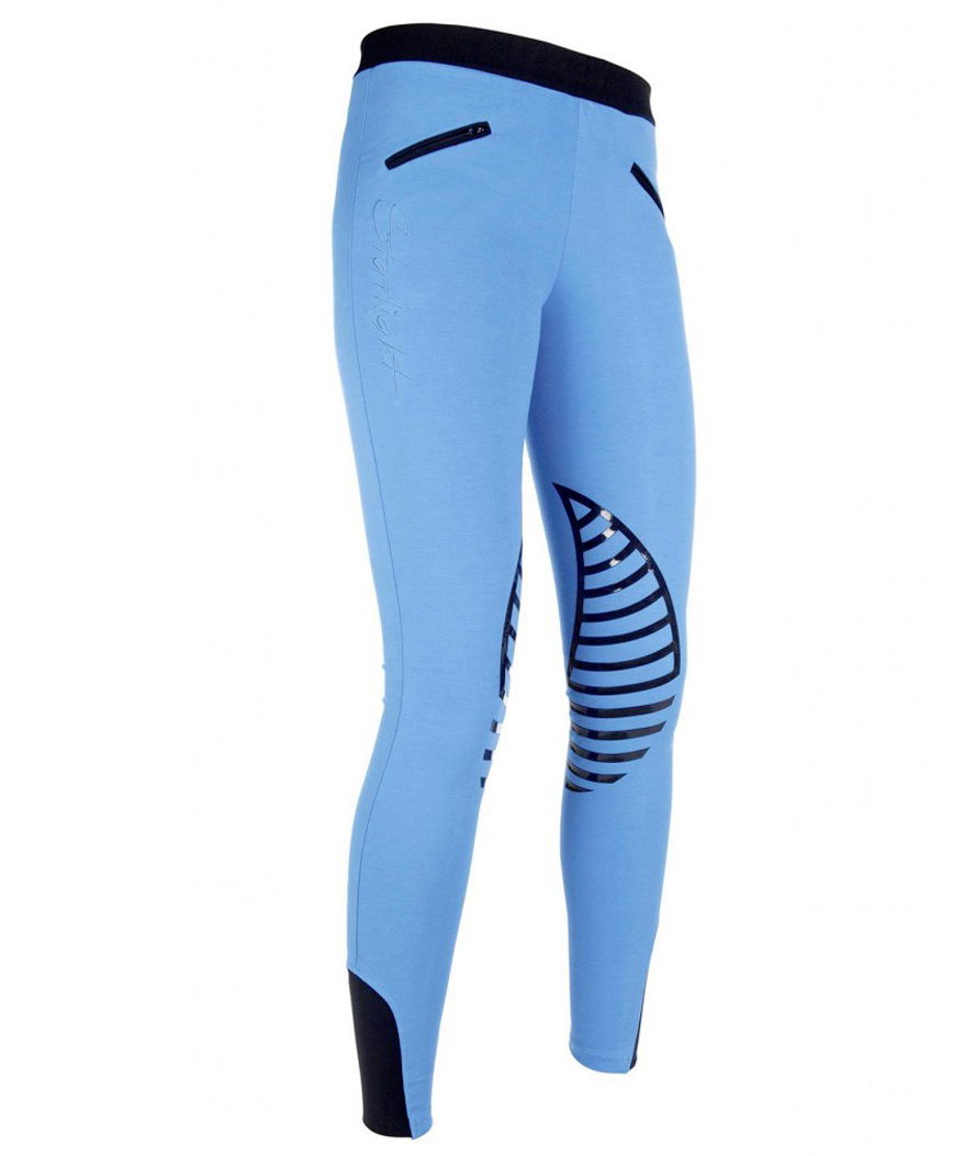 Leggings Equitazione per bambino con inserto in silicone al ginocchio modello StarLight - foto 3