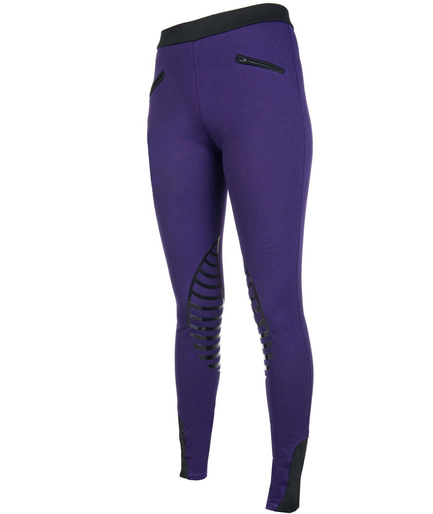 Leggings Equitazione per bambino con inserto in silicone al ginocchio modello StarLight - foto 6