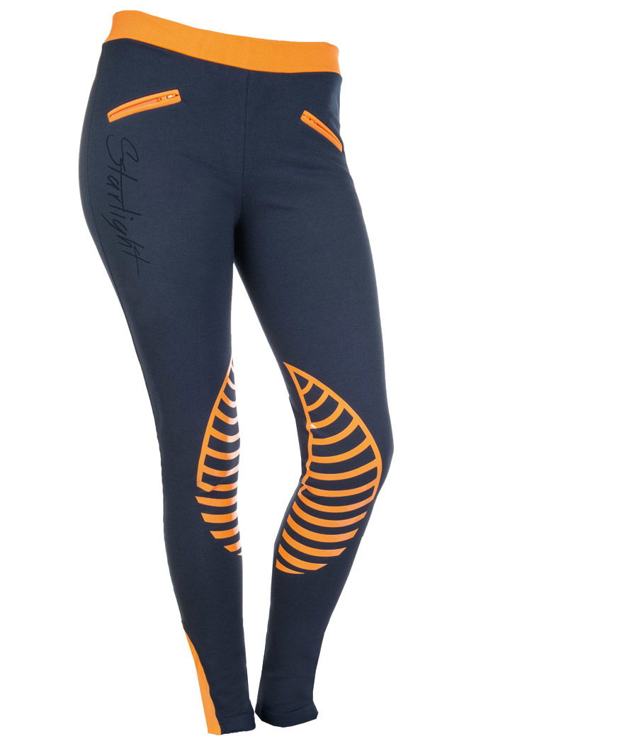 Leggings Equitazione per bambino con inserto in silicone al ginocchio modello StarLight - foto 8