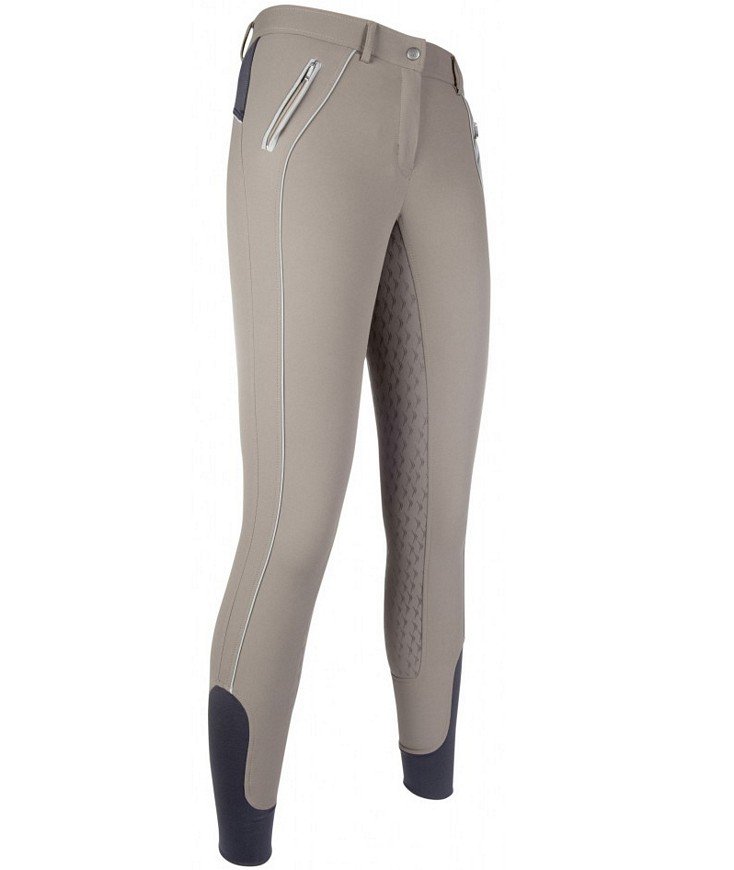 Pantaloni estivi donna per equitazione Athletic reflective con rinforzo in silicone - foto 3