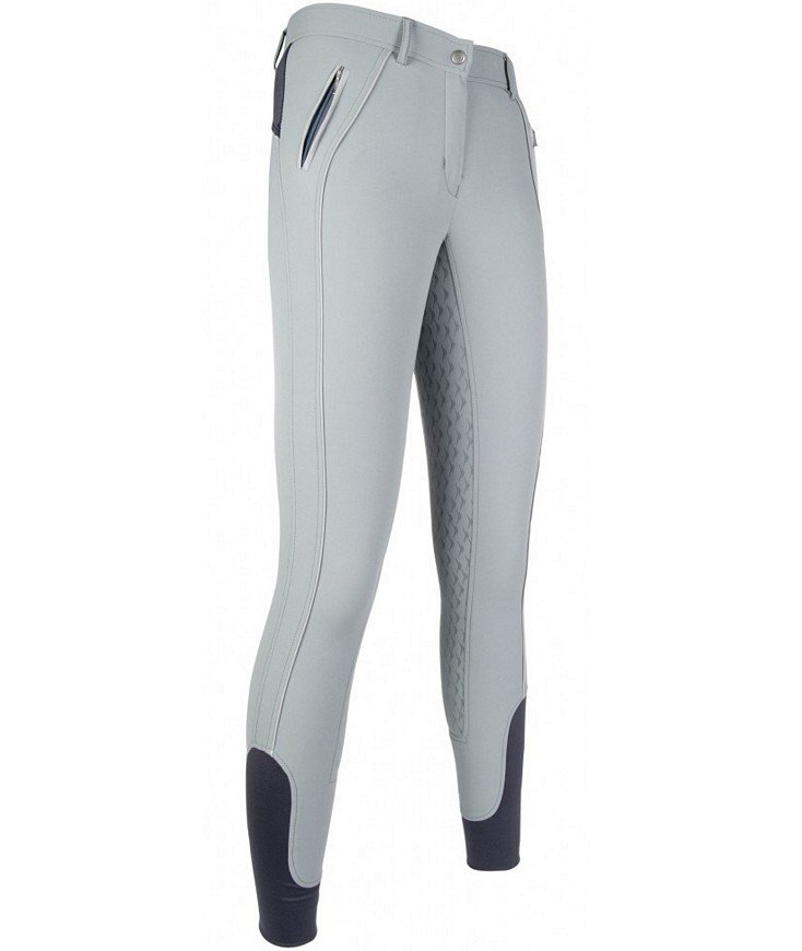 Pantaloni estivi donna per equitazione Athletic reflective con rinforzo in silicone - foto 4